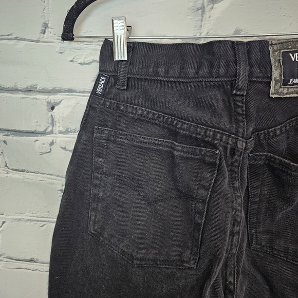Versace Jeans Couture Vintage Black Straight Leg Jeans - Picture 4 of 9